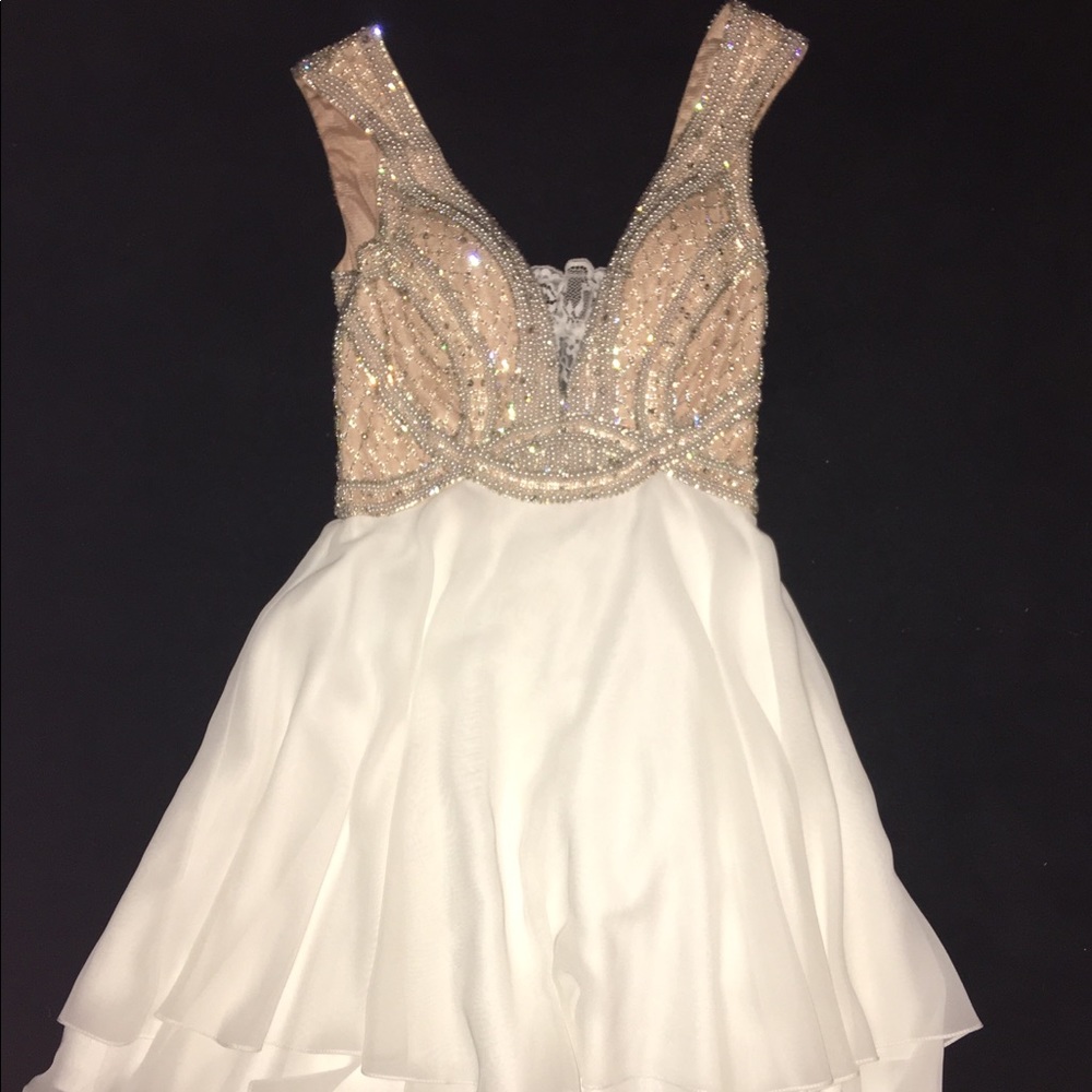 White cocktail dress!